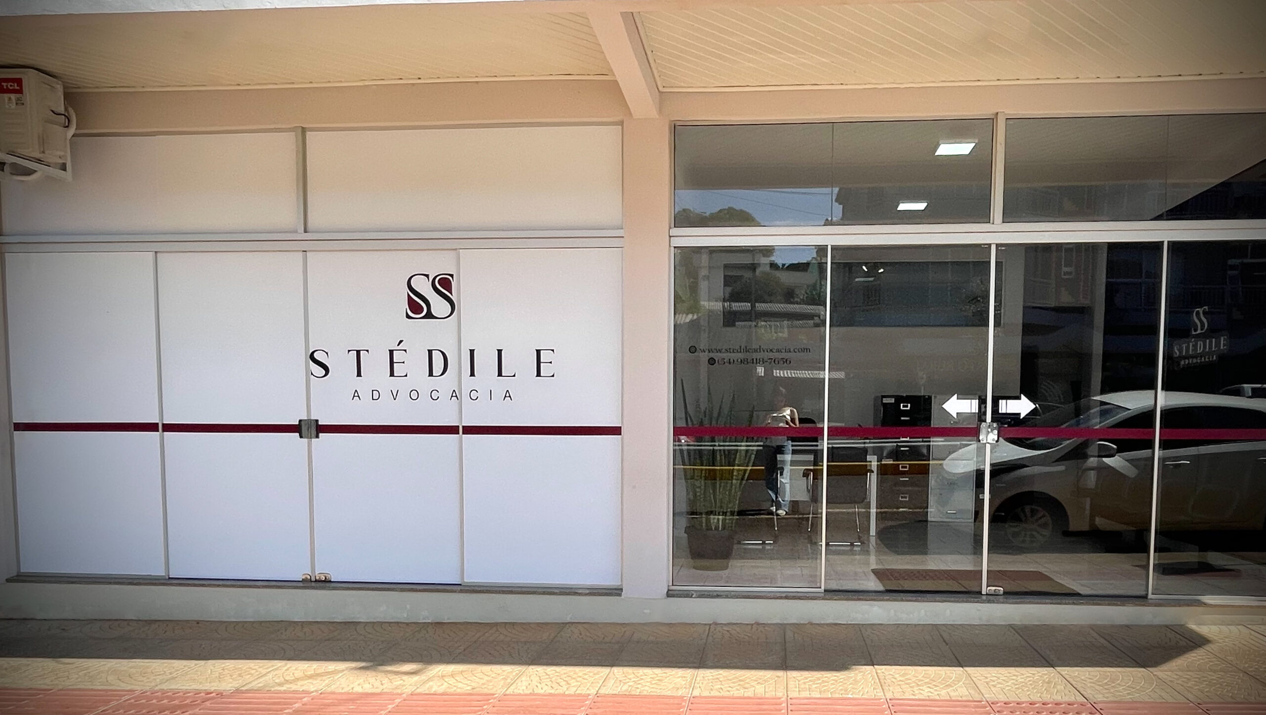 Fachada do escritório Stédile Advocacia